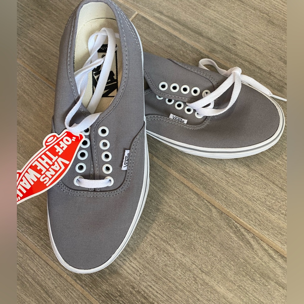 Vans Gray Lace Up Women’s Shoe